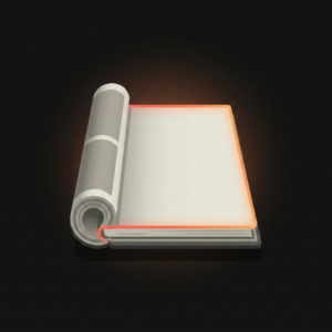 Comic spine roll repair service icon