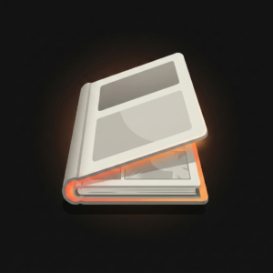 Comic cover re-attachment service icon