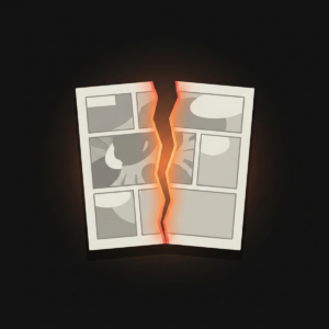 Comic marrying pages service icon