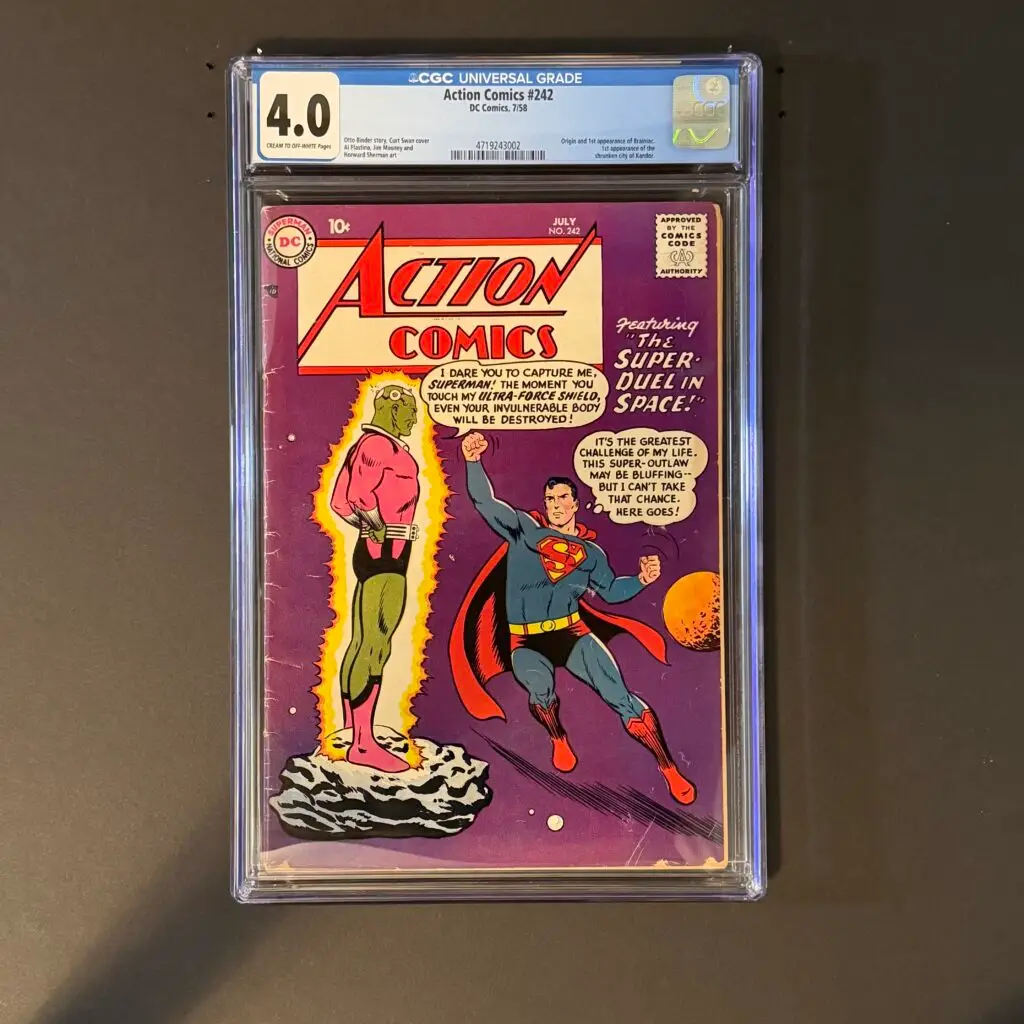 Front cover of Action Comics #242
