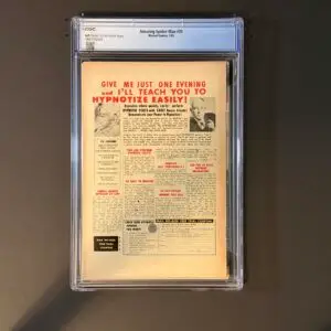 Back cover of Amazing Spider-Man #20