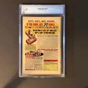 Back cover of Amazing Spider-Man #5