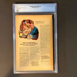 Back cover of Amazing Spider-Man #50