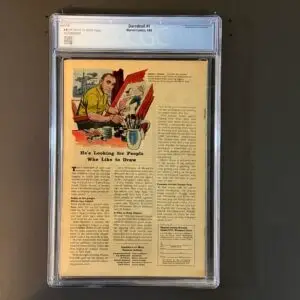 Back cover of Daredevil #1