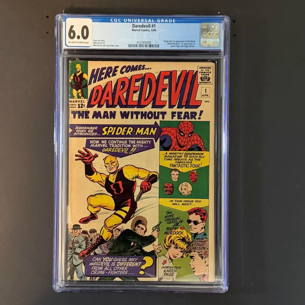 Front cover of Daredevil #1