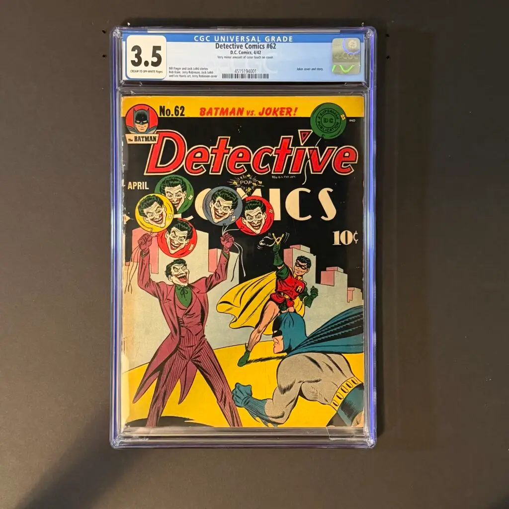 Front cover of Detective Comics #62