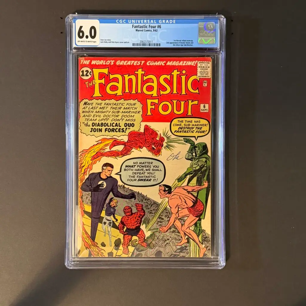 Front cover of Fantastic Four #6