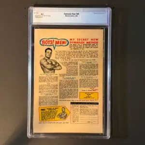 Back cover of Fantastic Four #48