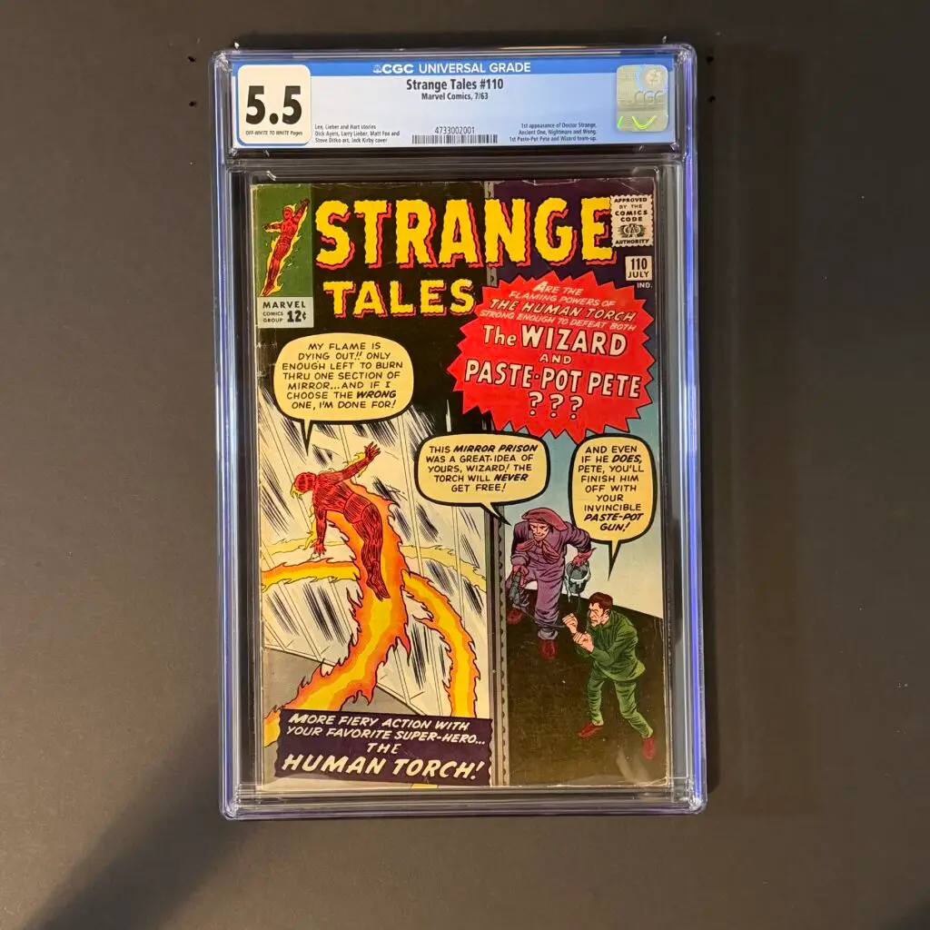 Front cover of Strange Tales #110