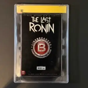 Back cover of The Last Ronin #1