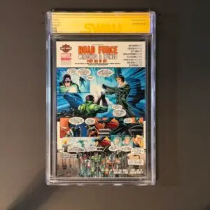 Back cover of Thor #1