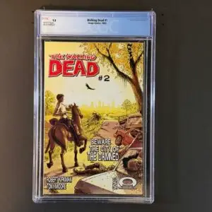Back cover of Walking Dead #1